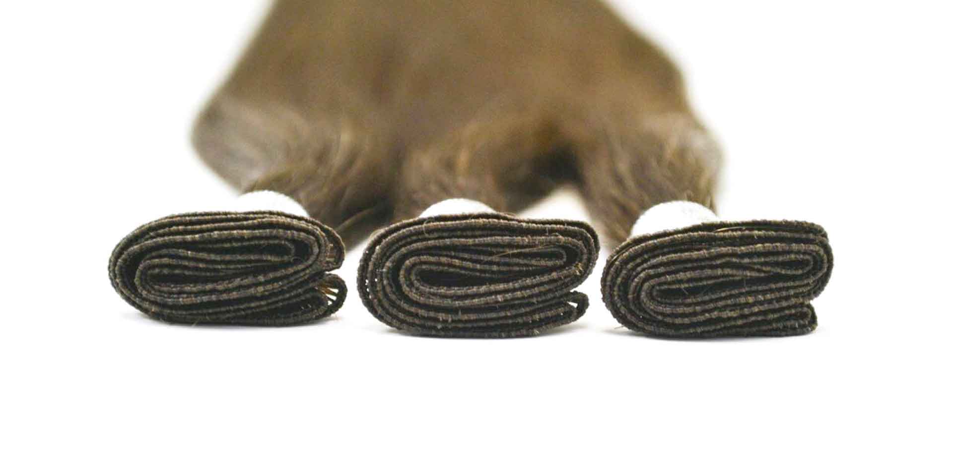 hand-tied weft hair extensions
